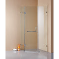1000 x 1000mm Frameless 10mm Glass Shower Screen By Della Francesca V63-830101