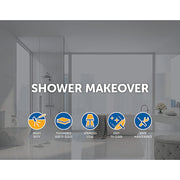1000 x 1000mm Frameless 10mm Glass Shower Screen By Della Francesca V63-830101