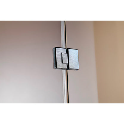 1000 x 1000mm Frameless 10mm Glass Shower Screen By Della Francesca V63-830101