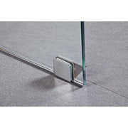 1000 x 1000mm Frameless 10mm Glass Shower Screen By Della Francesca V63-830101