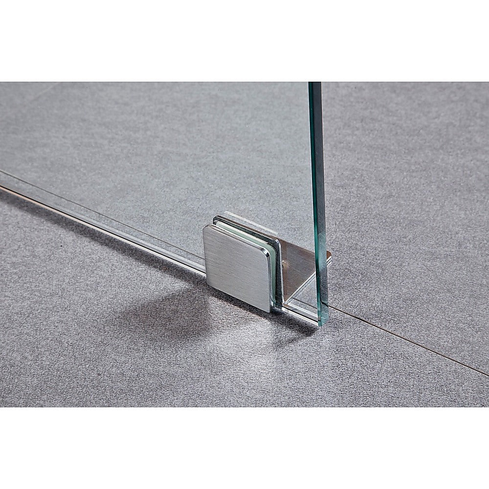 1000 x 1000mm Frameless 10mm Glass Shower Screen By Della Francesca V63-830101
