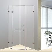 900 x 900mm Frameless 10mm Glass Shower Screen By Della Francesca V63-830111