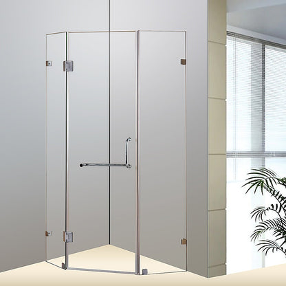 900 x 900mm Frameless 10mm Glass Shower Screen By Della Francesca V63-830111