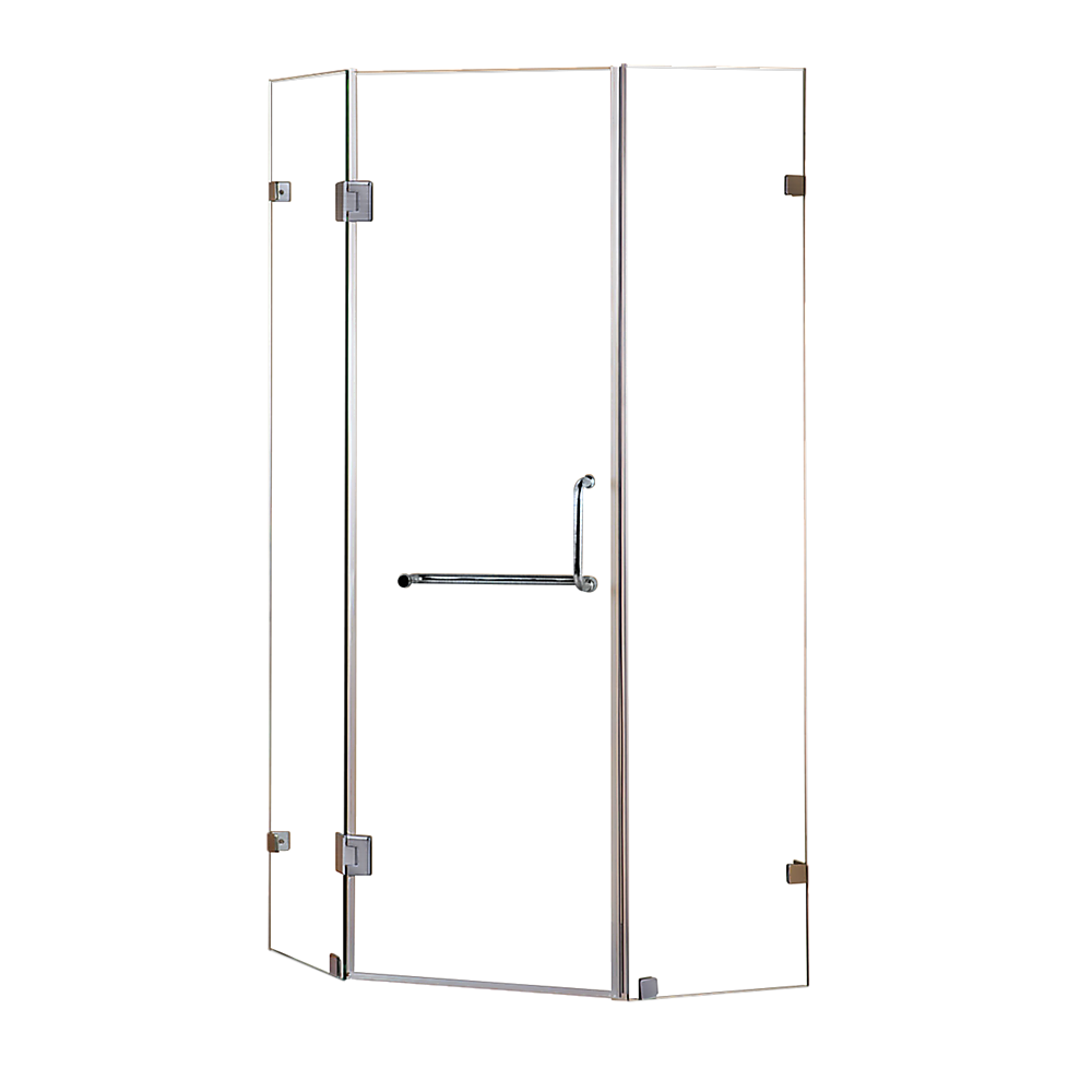 900 x 900mm Frameless 10mm Glass Shower Screen By Della Francesca V63-830111