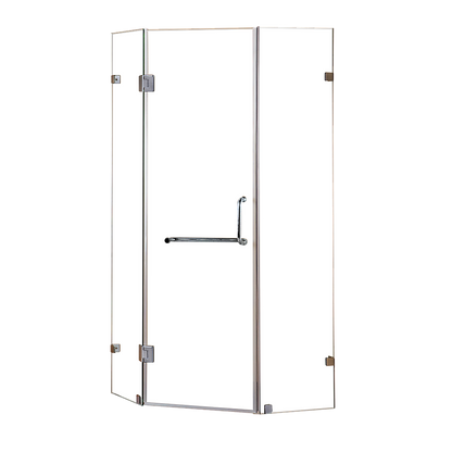 900 x 900mm Frameless 10mm Glass Shower Screen By Della Francesca V63-830111