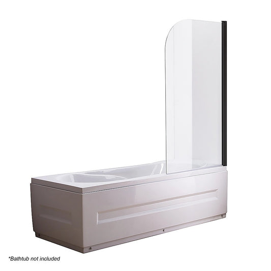 180 Degree Pivot Door 6mm Safety Glass Bath Shower Screen 900x1400mm By Della Francesca V63-830141