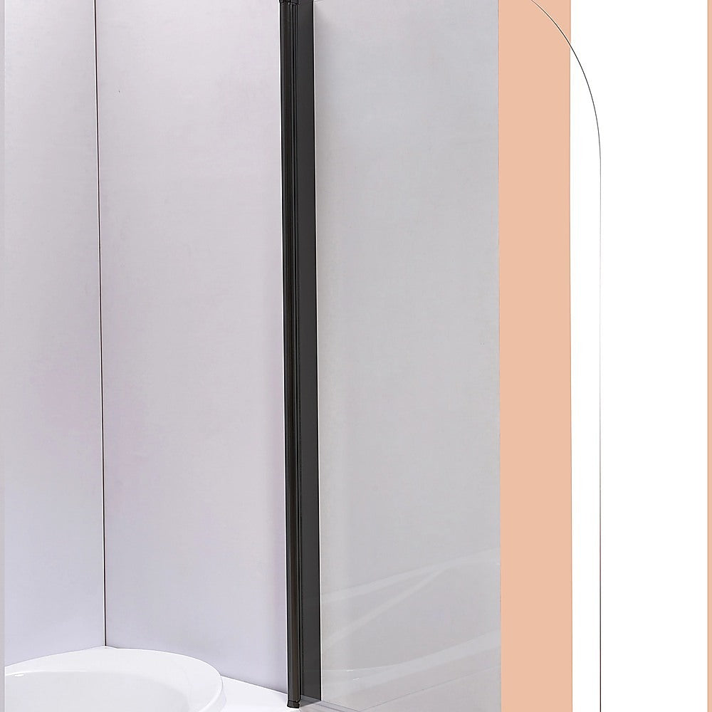 180 Degree Pivot Door 6mm Safety Glass Bath Shower Screen 900x1400mm By Della Francesca V63-830141