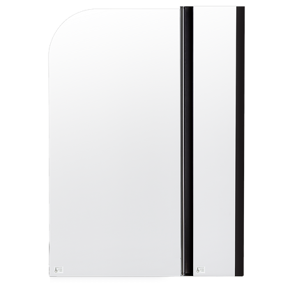180 Degree Pivot Door 6mm Safety Glass Bath Shower Screen 1200x1400mm By Della Francesca V63-830191