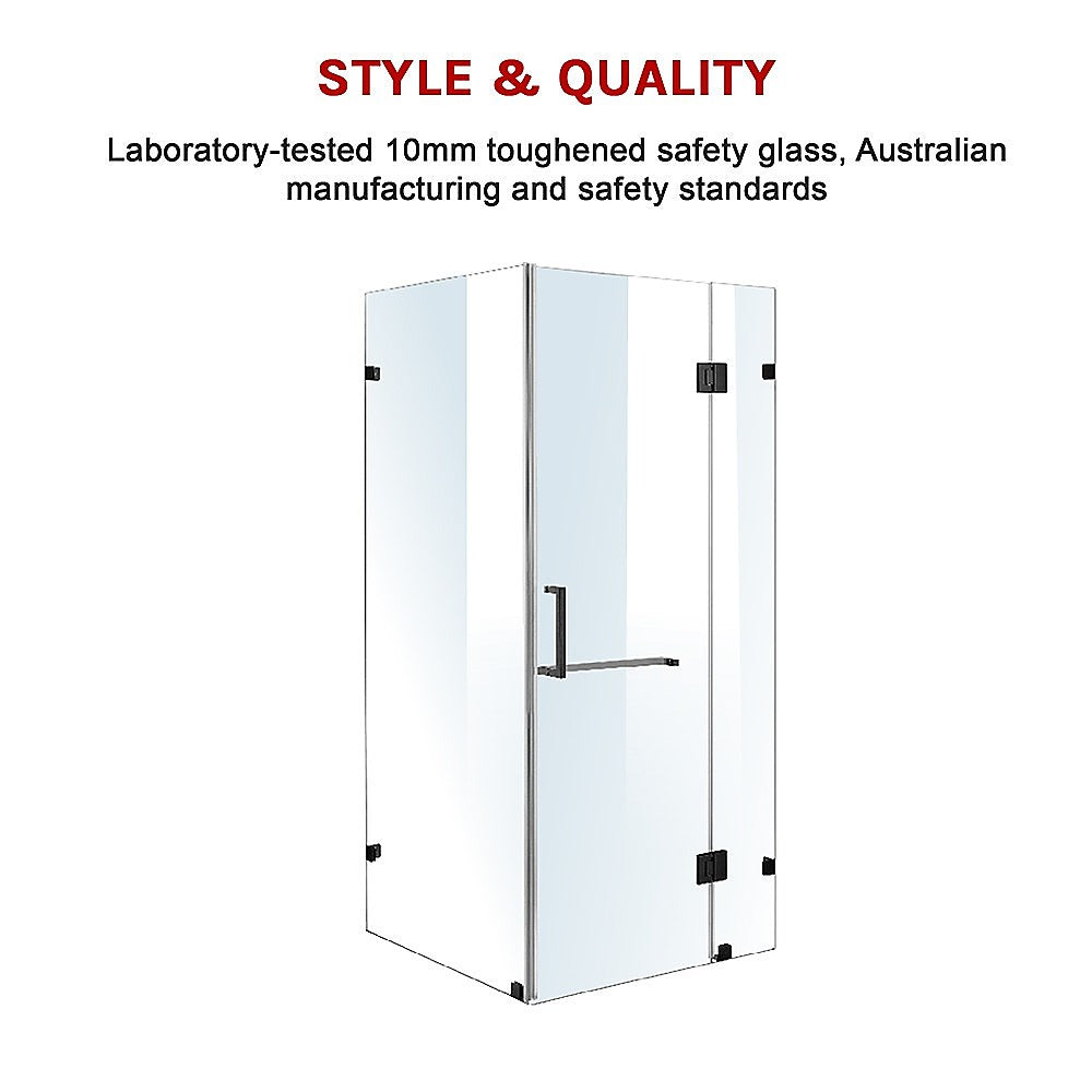 1200 x 900mm Frameless 10mm Glass Shower Screen By Della Francesca V63-830261