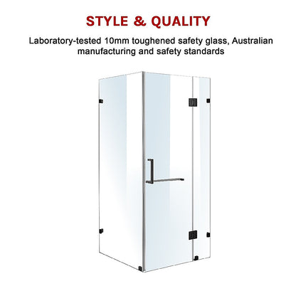 1200 x 900mm Frameless 10mm Glass Shower Screen By Della Francesca V63-830261