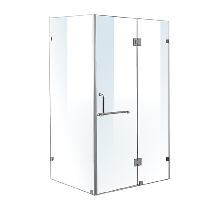 1200 x 900mm Frameless 10mm Glass Shower Screen By Della Francesca V63-830321