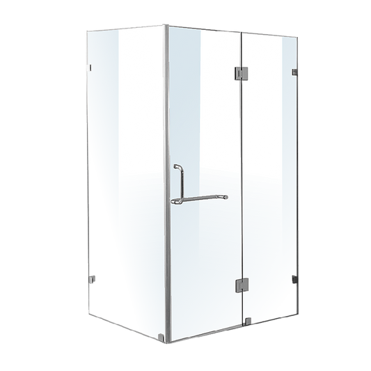 1200 x 900mm Frameless 10mm Glass Shower Screen By Della Francesca V63-830321