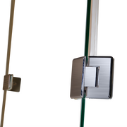 1000 x 1000mm Frameless 10mm Glass Shower Screen By Della Francesca V63-830361