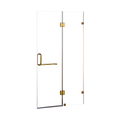 120 x 200cm Wall to Wall Frameless Shower Screen 10mm Glass By Della Francesca V63-830401