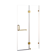 120 x 200cm Wall to Wall Frameless Shower Screen 10mm Glass By Della Francesca V63-830401