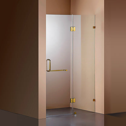 120 x 200cm Wall to Wall Frameless Shower Screen 10mm Glass By Della Francesca V63-830401