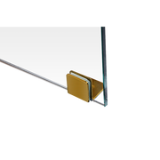 1100 x 700mm Frameless 10mm Glass Shower Screen By Della Francesca V63-830471