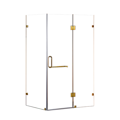 1100 x 800mm Frameless 10mm Glass Shower Screen By Della Francesca V63-830481