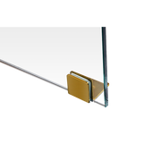 1000 x 1000mm Frameless 10mm Glass Shower Screen By Della Francesca V63-830541