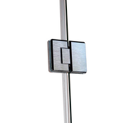 100 x 200cm Wall to Wall Frameless Shower Screen 10mm Glass By Della Francesca V63-830581