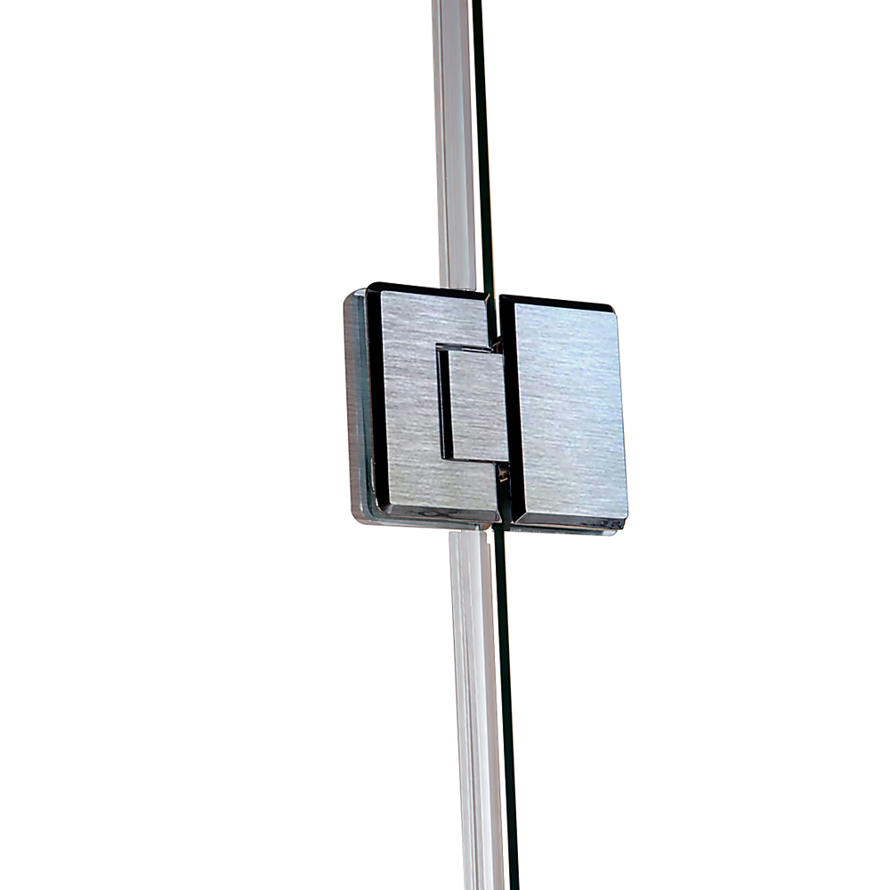 100 x 200cm Wall to Wall Frameless Shower Screen 10mm Glass By Della Francesca V63-830581