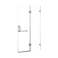 120 x 200cm Wall to Wall Frameless Shower Screen 10mm Glass By Della Francesca V63-830601
