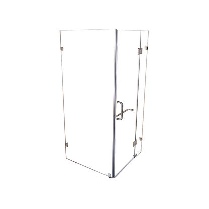 1000 x 700mm Frameless 10mm Glass Shower Screen By Della Francesca V63-830641
