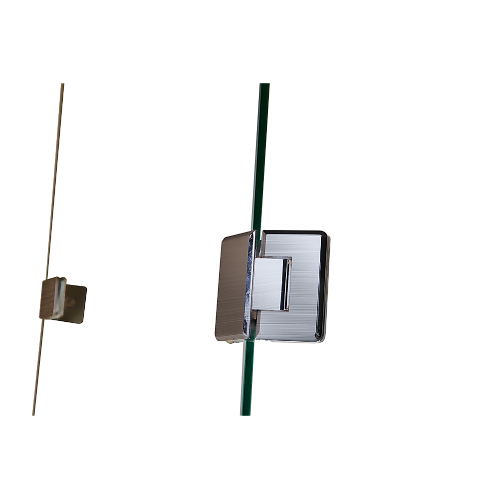 1000 x 700mm Frameless 10mm Glass Shower Screen By Della Francesca V63-830641