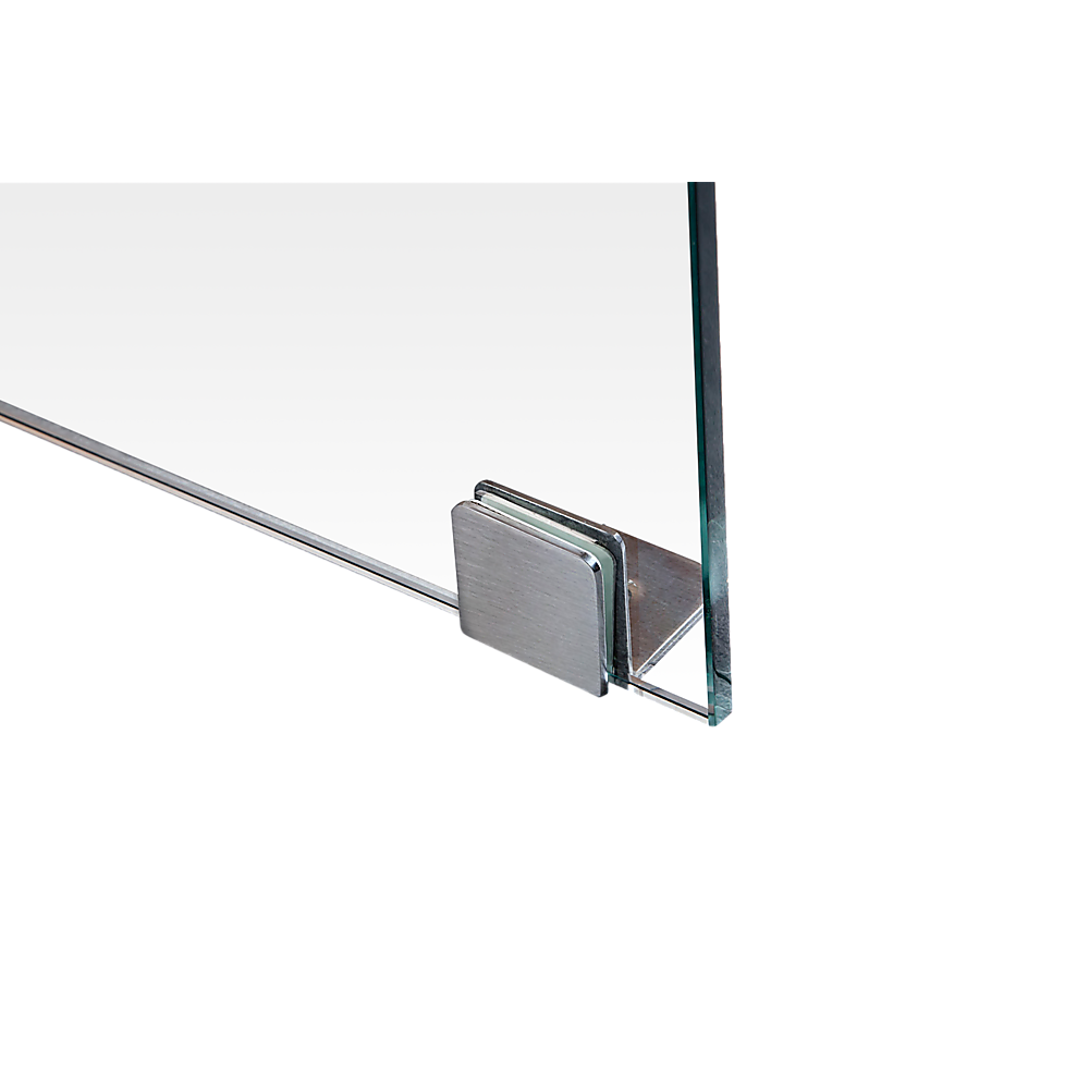 1100 x 700mm Frameless 10mm Glass Shower Screen By Della Francesca V63-830671
