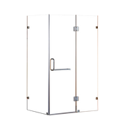 1100 x 700mm Frameless 10mm Glass Shower Screen By Della Francesca V63-830671