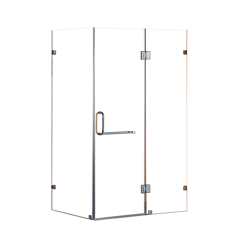 1100 x 700mm Frameless 10mm Glass Shower Screen By Della Francesca V63-830671