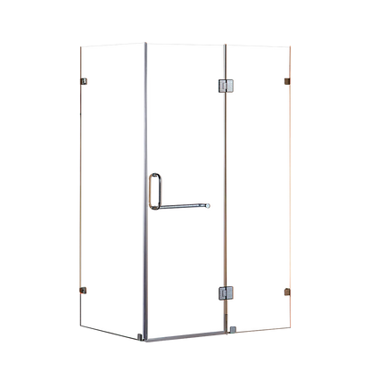 1100 x 700mm Frameless 10mm Glass Shower Screen By Della Francesca V63-830671