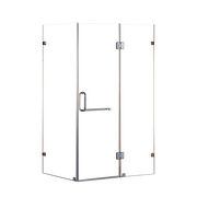 1200 x 700mm Frameless 10mm Glass Shower Screen By Della Francesca V63-830701