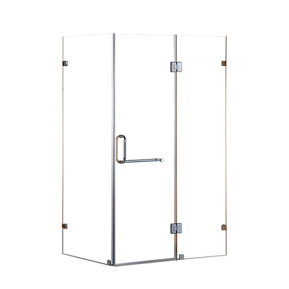 1200 x 700mm Frameless 10mm Glass Shower Screen By Della Francesca V63-830701