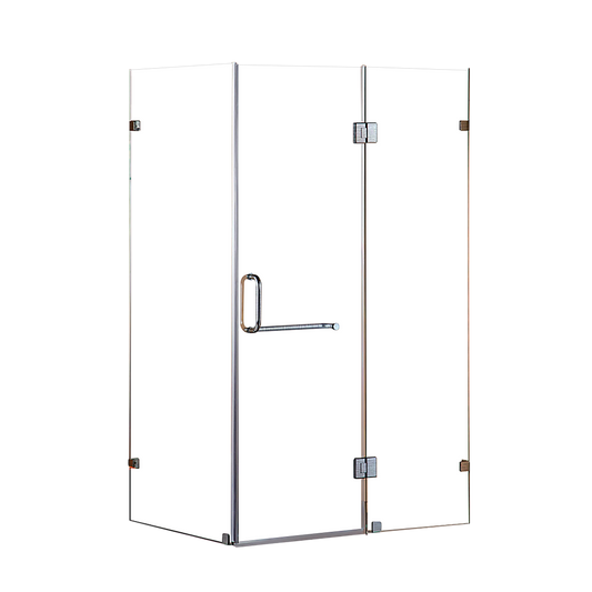 1200 x 900mm Frameless 10mm Glass Shower Screen By Della Francesca V63-830721