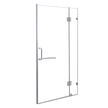 100 x 200cm Wall to Wall Frameless Shower Screen 10mm Glass By Della Francesca V63-830781