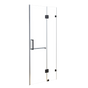 100 x 200cm Wall to Wall Frameless Shower Screen 10mm Glass By Della Francesca V63-830811