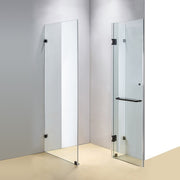 1000 x 700mm Frameless 10mm Glass Shower Screen By Della Francesca V63-830851