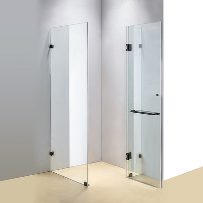 1100 x 700mm Frameless 10mm Glass Shower Screen By Della Francesca V63-830881
