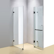 1100 x 900mm Frameless 10mm Glass Shower Screen By Della Francesca V63-830901