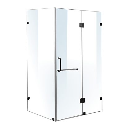 1200 x 1000mm Frameless 10mm Glass Shower Screen By Della Francesca V63-830961