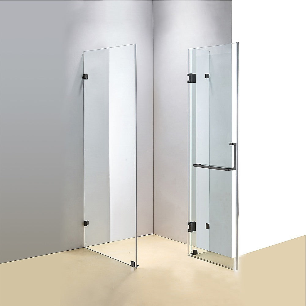 1100 x 700mm Frameless 10mm Glass Shower Screen By Della Francesca V63-831021