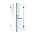 1100 x 700mm Frameless 10mm Glass Shower Screen By Della Francesca V63-831021