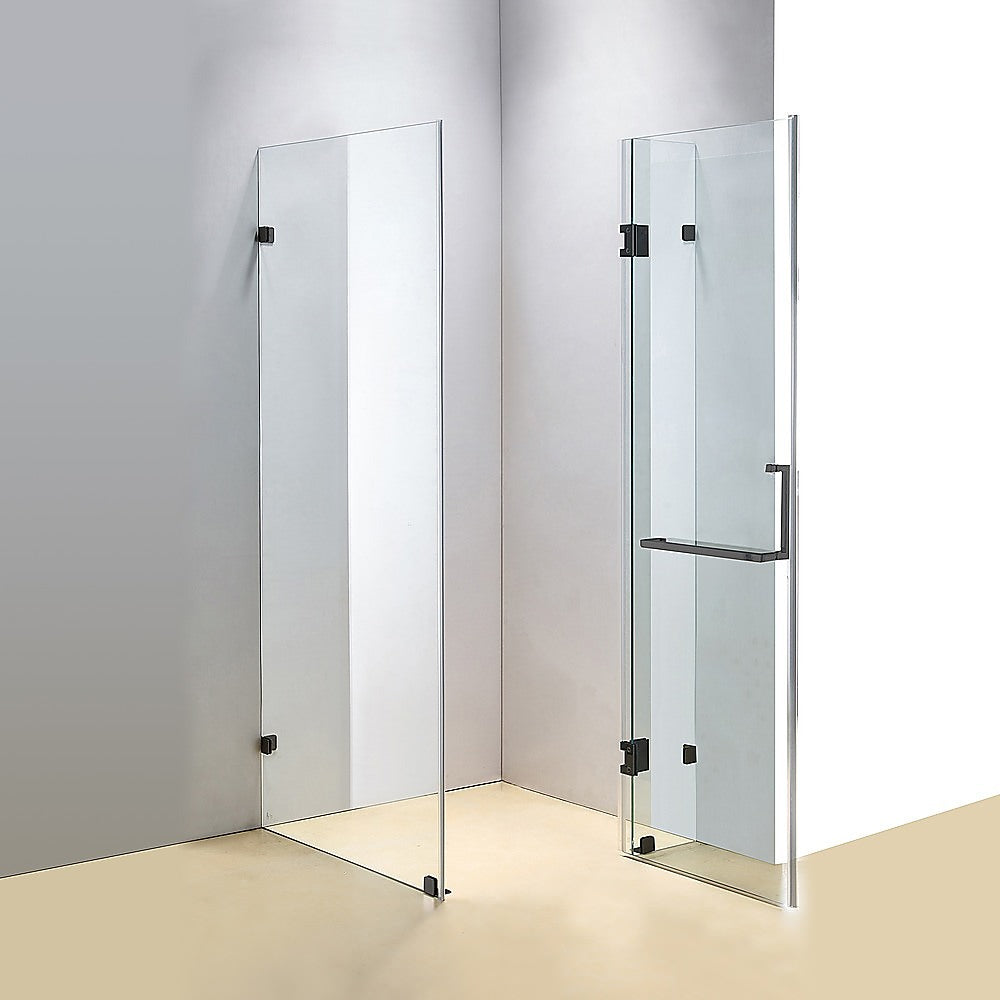 1100 x 800mm Frameless 10mm Glass Shower Screen By Della Francesca V63-831031