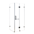 1200 x 700mm Frameless 10mm Glass Shower Screen By Della Francesca V63-831051