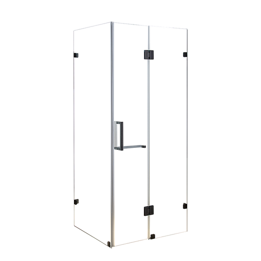1200 x 700mm Frameless 10mm Glass Shower Screen By Della Francesca V63-831051