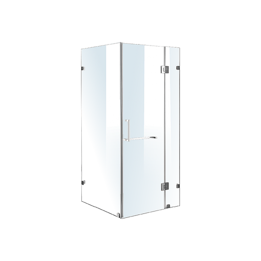 1000 x 700mm Frameless 10mm Glass Shower Screen By Della Francesca V63-831091