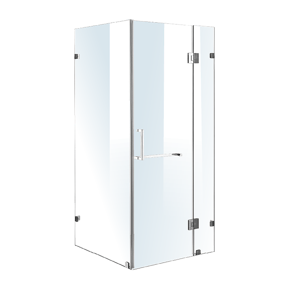 1000 x 800mm Frameless 10mm Glass Shower Screen By Della Francesca V63-831101
