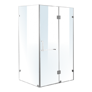 1200 x 700mm Frameless 10mm Glass Shower Screen By Della Francesca V63-831151