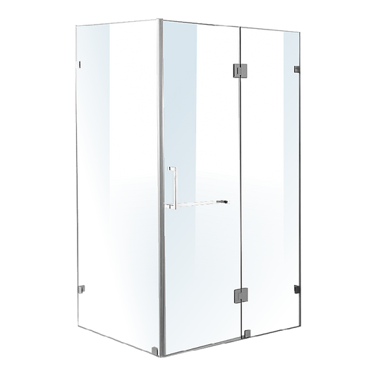 1200 x 700mm Frameless 10mm Glass Shower Screen By Della Francesca V63-831151